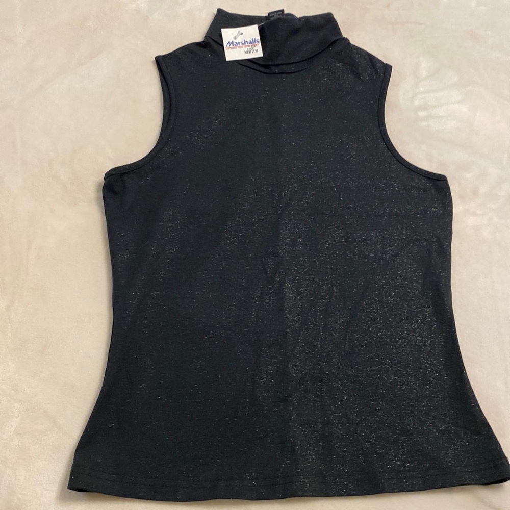 Express sparkly turtleneck tank top. Size medium.  NWT